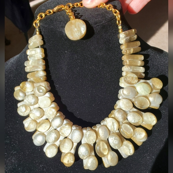 RARE FIND Dominique Denaive Paris designer necklace - Picture 1 of 9